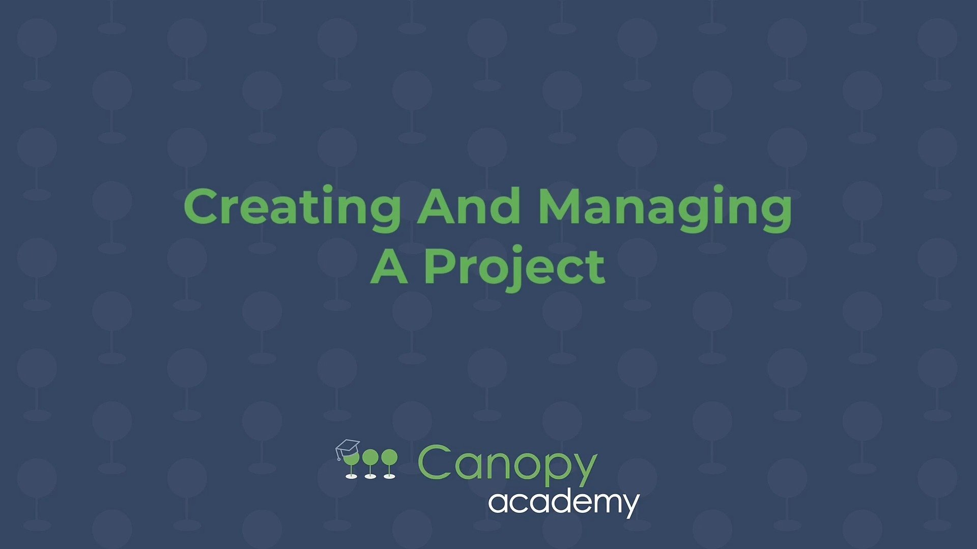 CA-101-Creating and Managing a Project