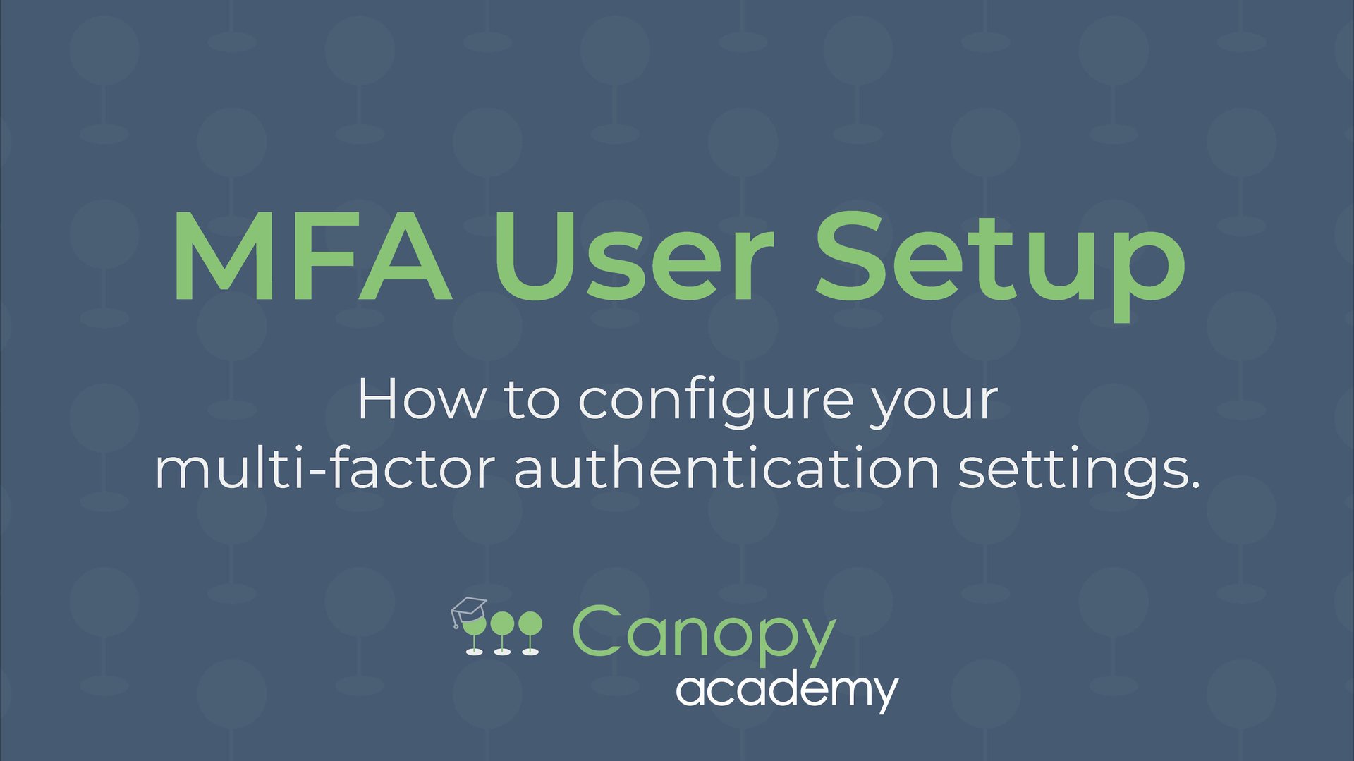 MFA User Setup